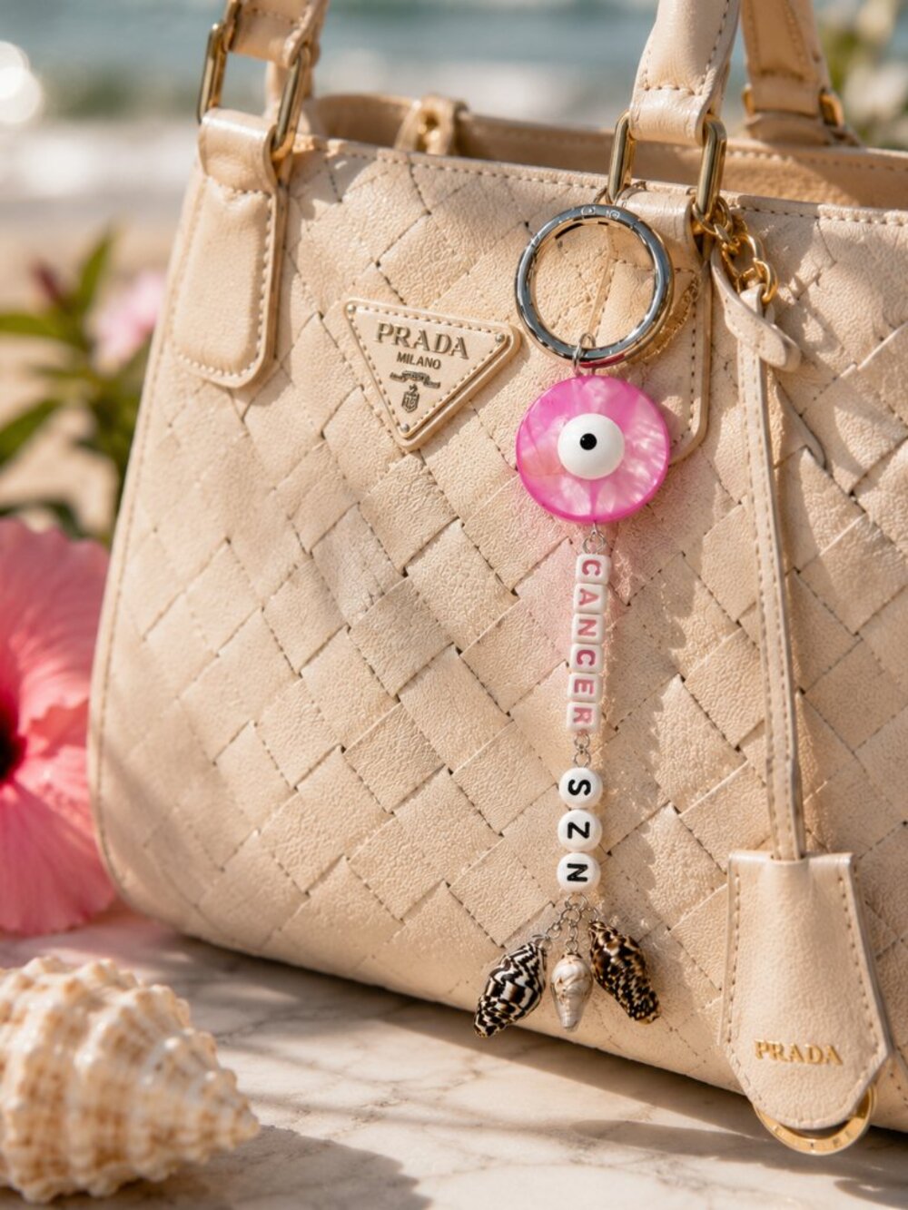 Cancer Zodiac Bag Charm
